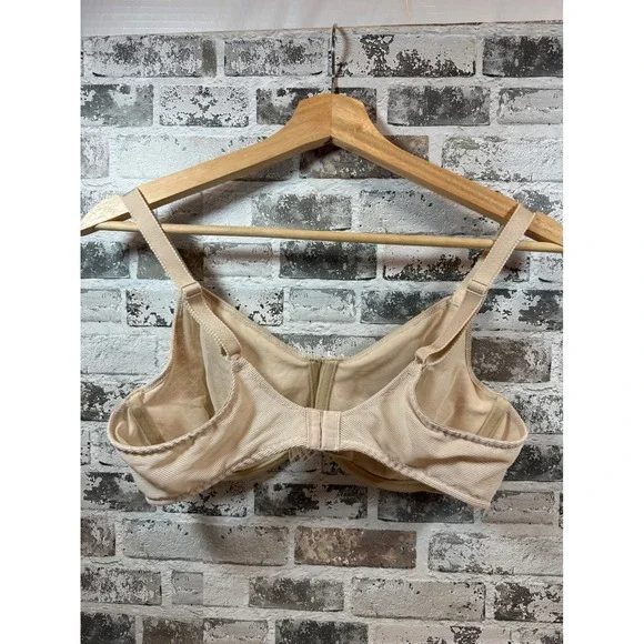Wacoal Retro Chic Full Figure Underwire Bra Beige Nude 857210 US 38D - Picture 4 of 4
